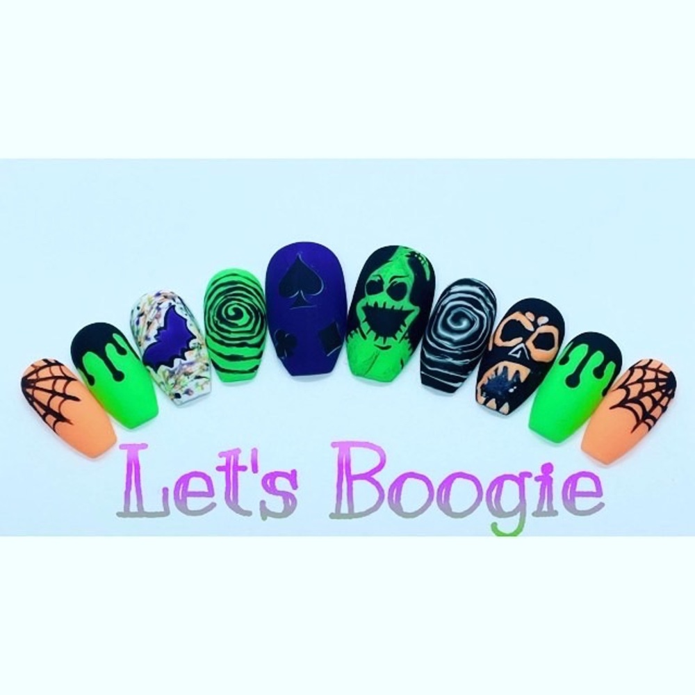 Oogie Boogie Nails 🎃💅🏼